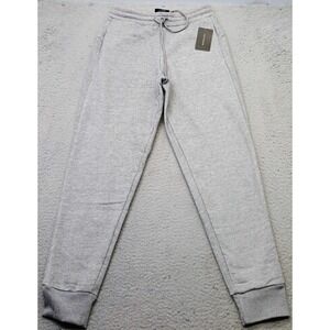 Bottomline Sweatpants Women M Gray Fleece Lined Soft Cozy Warm Elastic Waistband